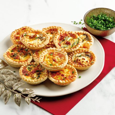 Mini-quiches 3 saveurs