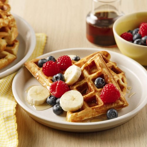 Gaufres sucrées protéinées
