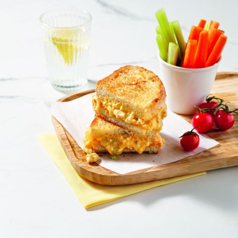 Grilled cheese oeuf buffalo