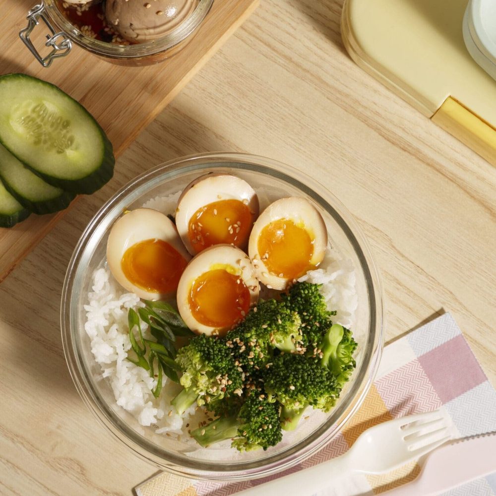 Oeufs marinés érable et sésames