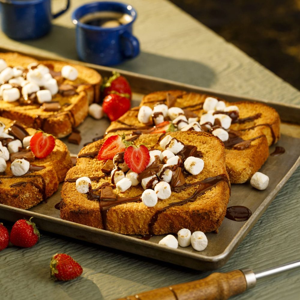 Pain doré du campeur