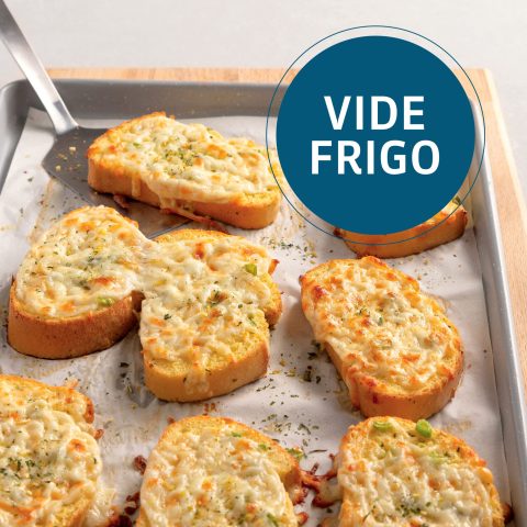 Pains dorés + vide frigo