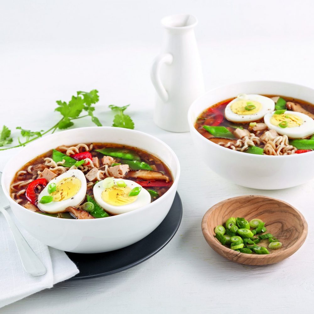 Soupe ramen au tofu et œufs - Fédération des producteurs d’œufs du Québec