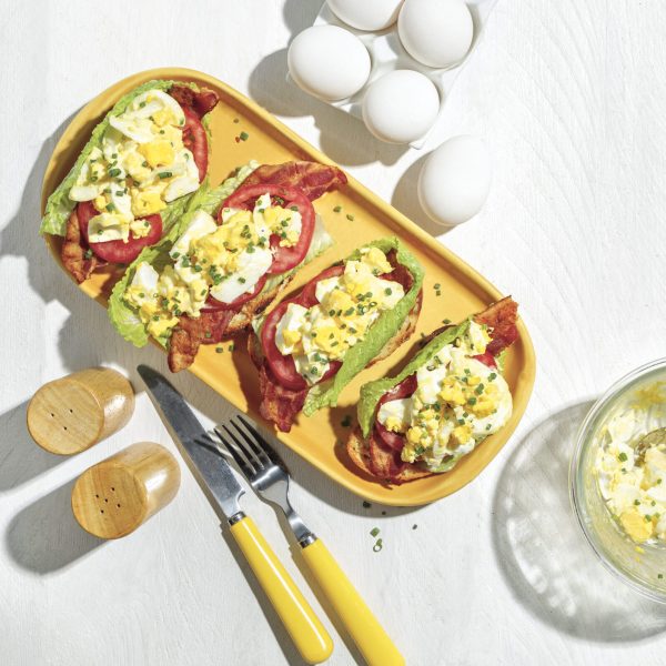 Toast style BLT aux oeufs